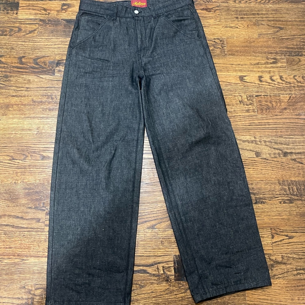 Men's Relaxed Fit Dark Gray Jeans